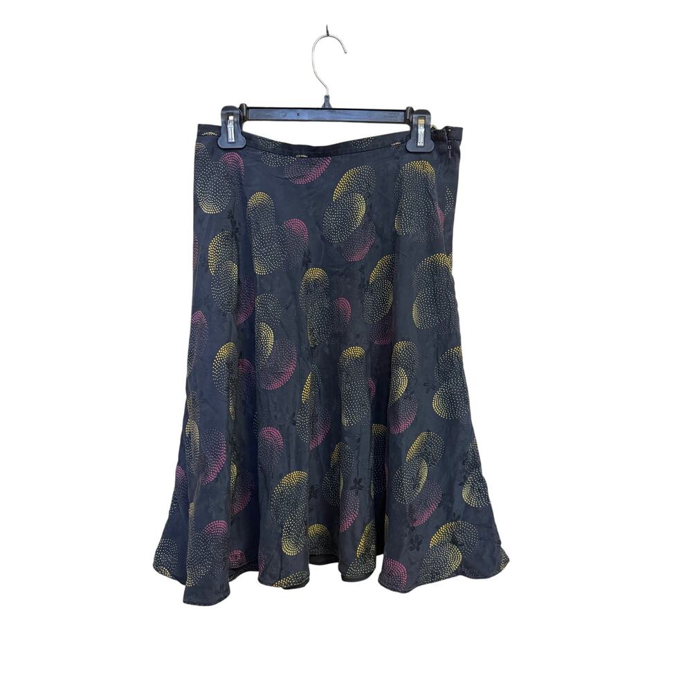 jones new york vintage 100% silk skirt womens size 10